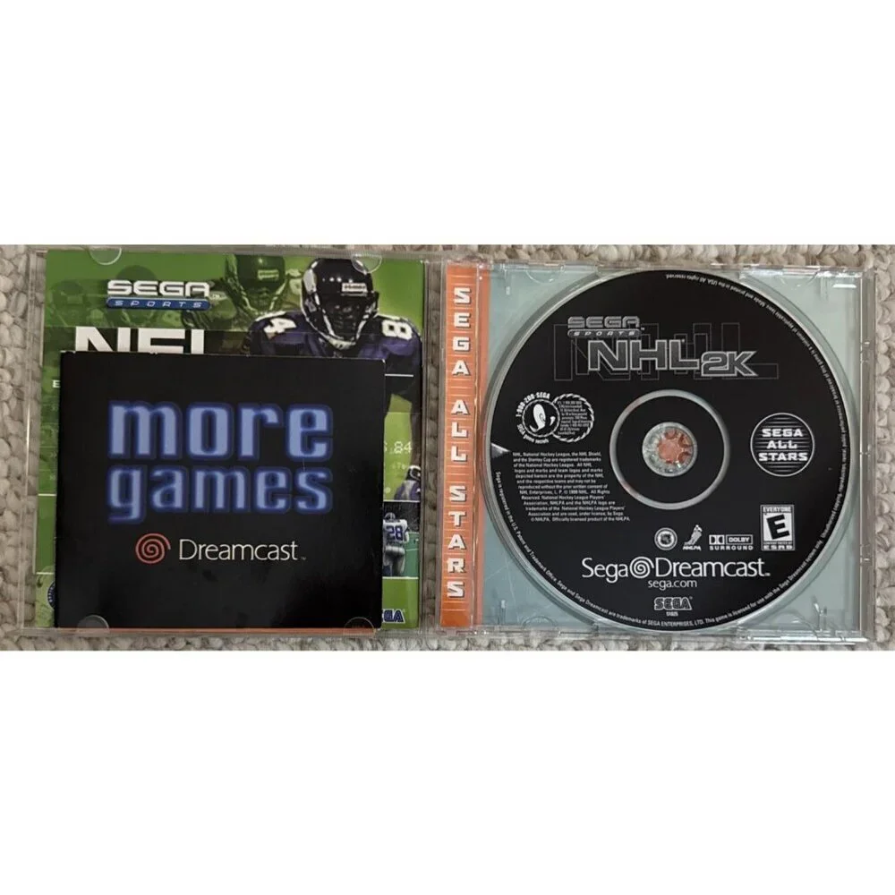 NHL 2K (Sega Dreamcast, 2000) CIB | Retro Hockey Game | Fast Ship from Chicago